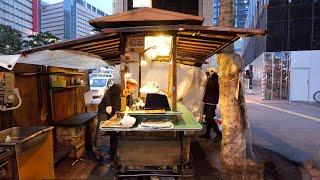 The Best Meat Tofu! Delicious Tamagoyaki! Running a Yatai is a Life Goal! Fukuoka Late Night Yatai!