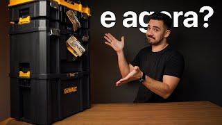 SOU VICIADO EM FERRAMENTAS! - MEGA UNBOXING: Escolhendo ferramentas e Caixas DEWALT TSTAK