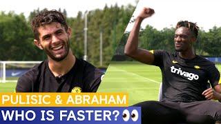 Tammy Abraham & Christian Pulisic debate who is faster 