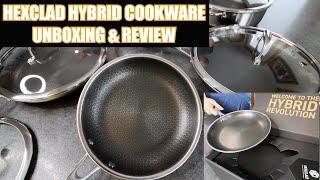 Hexclad Hybrid CookwareUnboxing- First Season & First Use / Honest Review After 4 Months Heavy Use