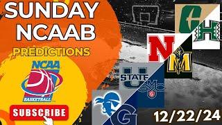 College Basketball Picks & Predictions Today 12/22/24 | NCAAB Picks Today