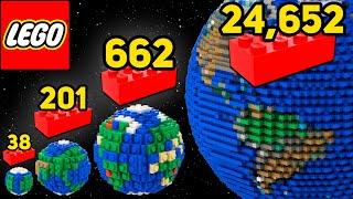 LEGO Earth in Different Scales - Comparison