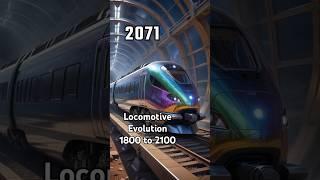 The evolution of locomotives made with AI #Evolution #ai #locomotive #trains