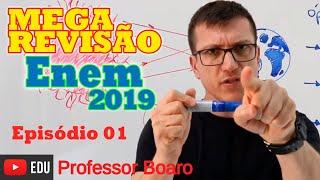 MEGA REVISÃO COMPLETA DE FÍSICA PARA O ENEM 2020 - EPISÓDIO #1   Prof  Boaro do Canal Física