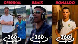 360º VR MC MENOR JP ORIGINAL vs REMIX vs RONALDO