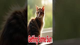 Getting Some Sun ️ | Window Sill Cats Living Their Best Life #shorts