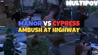 Cypress Ambush MANOR At Highway with Deek's Phone & Cops Intervene (Mutli POV) | NOPIXEL 4.0 GTA RP