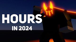 So I played Roblox HOURS in 2024...