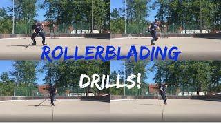 Skating Drills on Rollerblades Part 1: Edgework