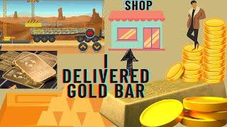 I delivered gold Bar to jewelry Atelier | #trucker Real wheels