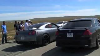 Super Car's Drag Race in Mongolia