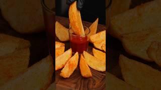 Perfect Crispy Potato wedges #food #asmr #shorts