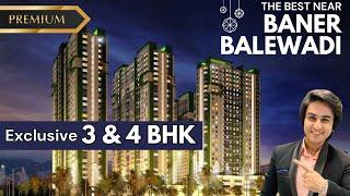 3 bhk & 4 bhk at Baner Balewadi Pune | Luxury Project | Flat in Baner