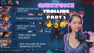 NA BUSTED AKO GRABE!  | GIRLVOICE TROLLING PART 5! | MOBILE LEGEND BANG BANG