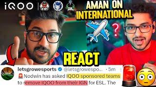 Nodwin Strict Rule “Not Allowed iQOO Name for Teams"| Aman on International ️