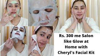 Rs. 300 me Salon like Glow at Home using Cheryl's facial kit / SWATI BHAMBRA