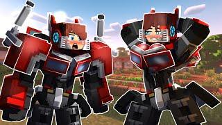 JJ y Mikey se transforman en TRANSFORMERS Part 4 en Minecraft - Maizen