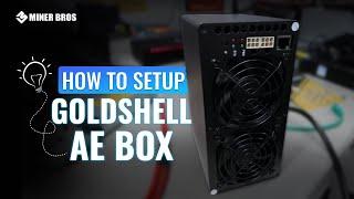 How to Setup Goldshell AE Box – The First ALEO ASIC Miner! 