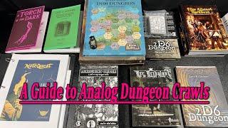 A guide to solo, analog, dungeon crawls (solo RPG)