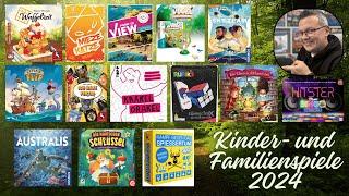 Kinderspiele und Familienspiele 2024! Was lohnt sich? Teil 1