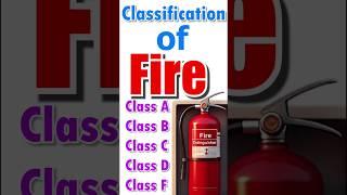 Classification of Fire | #firesafety