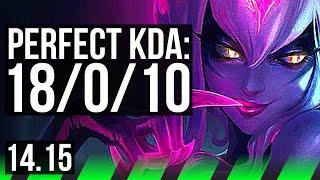 EVELYNN vs KHA'ZIX (JGL) | 18/0/10, 79% winrate, Legendary | EUNE Diamond | 14.15