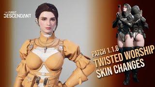 Twisted Worship Skin and Implant Reactor Changes Patch 1.1.6 - The First Descendant