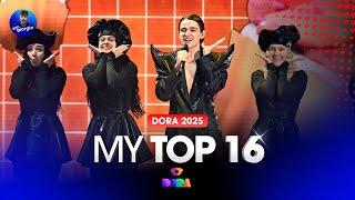  Dora 2025: Grand Final - My Top 16