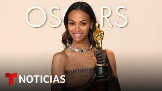 Zoe Saldaña, primera actriz de origen dominicano que gana un premio Oscar | Noticias Telemundo