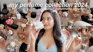 My Perfume Collection 2024 | sweet, vanilla, coconut, florals etc. | nishkabhura