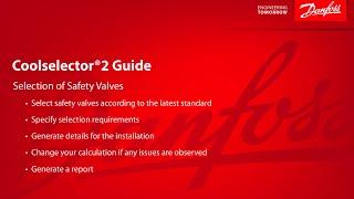 Coolselector®2 | Introduction video for Safety Relief Valves | Danfoss Cool | video | english