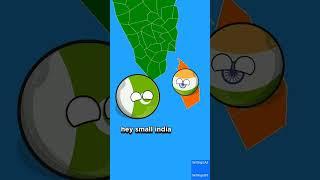 What if india and Sri Lanka switch places #shorts #countryballs #indiacountryball