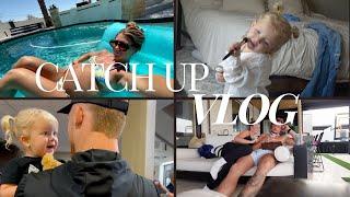 CATCH UP VLOG: pregnant girl summer, family time in Arizona, making snickers dates, baby updates!