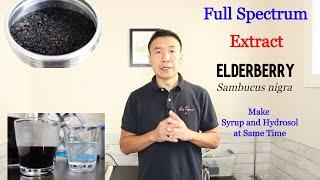 Benefits of Elderberry, Full Spectrum Extraction by Hydro Distillation, Elderberry Extract