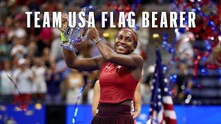 Coco Gauff: Team USA's Olympic Flag Bearer