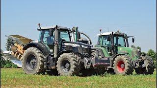 Massey Ferguson 7720 S NEXT Edition Black Beauty + MORO QRV 18 A & Fendt 820 + Bossini B 200 | PAMIO