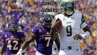 Quinton Flowers Week 5 Spotlight vs ECU