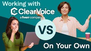 Producing Content On Your Own Vs. With ClearVoice | A ClearVoice Comparison