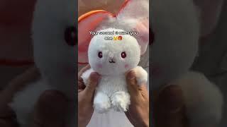 Would you like to get your rabbit stuffed animal ? 🫢#bunnyplush #plushbunny #rabbitgiftideas
