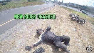 NEW RIDER CRASHED