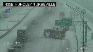 Snow and sleet causing traffic impacts in North Texas