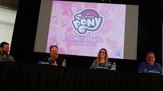 My Little Pony Friendship is magic IDW comic panel @ HasCon 2017