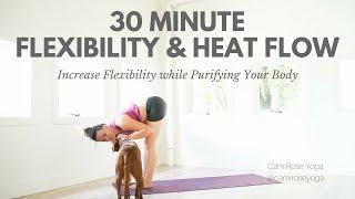 30 Minute Flexibility and Heat Yoga Vinyasa