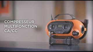 Gonfleur compresseur sans fil 18V BDCIM18N - BLACK+DECKER