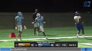 Keiser Football Highlights vs FMU