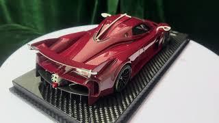 Vip Scale Models 1/18 Huayra R Wine Red Carbon Fiber  VIP18033-J