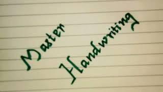 MASTER HANDWRITING-CHANNEL LOGO