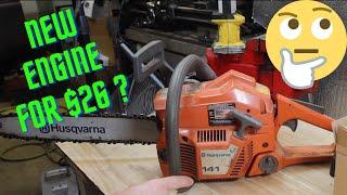 Husqvarna 141 full teardown and rebuild chainsaw