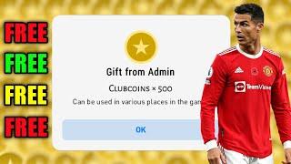 FREE 1500 CLUBCOINS  HOW TO GET CLUBCOINS IN PES 2021 MOBILE | CLUBCOIN TRICK IN PES 2021 MOBILE