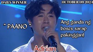 OCTOBER 09 2024 | ADRIAN | PAANO | TAWAG NG TANGHALAN | SHOWTIME